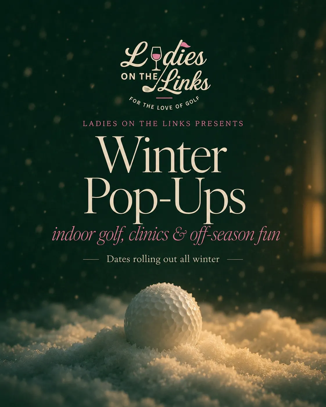 Winter Pop-Ups event poster